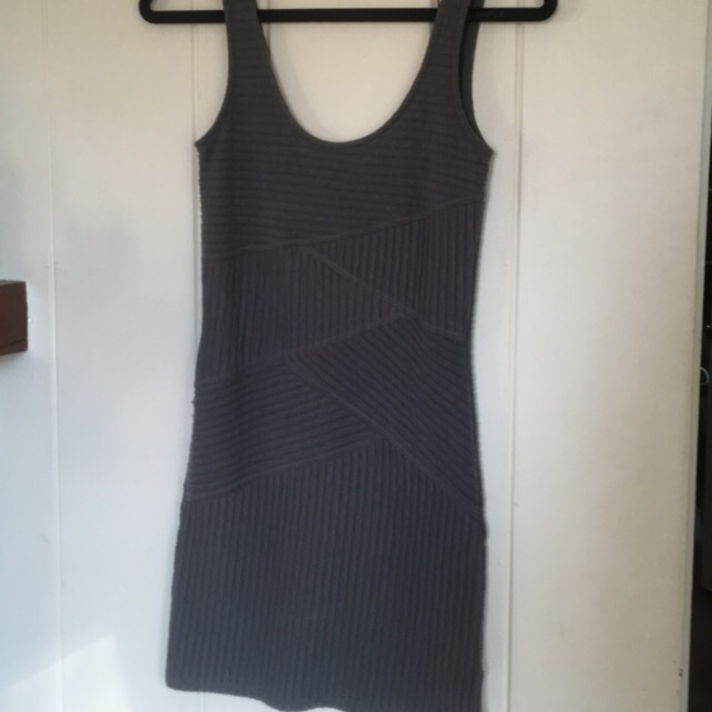 Free People super soft gray body con dress /tunic
